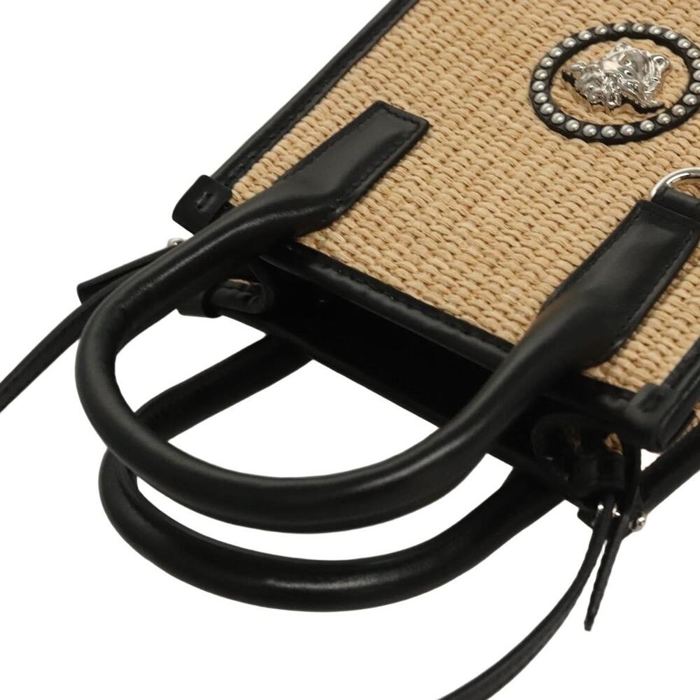 Versace Raffia Handbag Beige - Picture 8 of 16